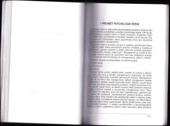 Jaroslav Štěpaník: Psychologie práce a řízení