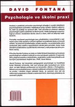 David Fontana: Psychologie ve školní praxi