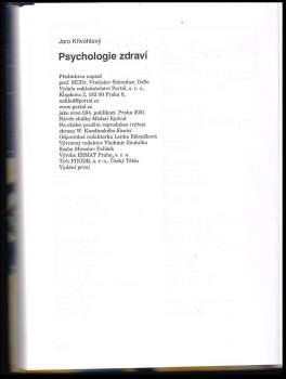 Jaro Křivohlavý: Psychologie zdraví