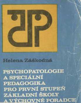 Psychopatologie a speciální pedagogika pro 1. stupeň základní školy a výchovné poradce