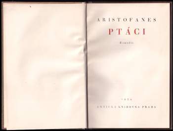 Aristofanés: Ptáci