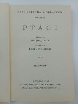 Josef Jirsík: Ptáci