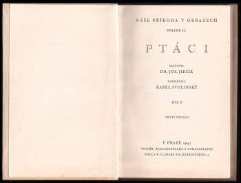 Josef Jirsík: Ptáci