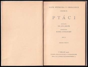 Josef Jirsík: Ptáci