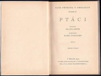 Josef Jirsík: Ptáci