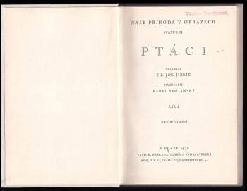 Josef Jirsík: Ptáci