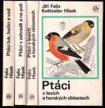 Ptáci v zahradě a na poli + Ptáci v lesích a horských oblastech + Ptáci luk, bažin a vod