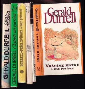 Gerald Malcolm Durrell: KOMPLET Gerald Malcolm Durrell 6X Ostrov v nebezpečí + Chytněte mi guerézu + Ptáci, zvířata a moji příbuzní + Vdáváme matku + Opilý prales + Zlatí netopýři a růžoví holubi
