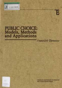 Public choice: models, methods and applications