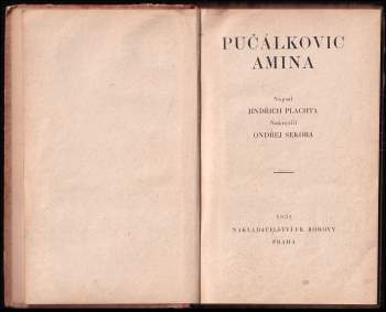 Jindřich Plachta: Pučálkovic Amina
