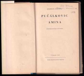 Jindřich Plachta: Pučálkovic Amina
