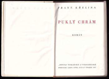 František Křelina: Puklý chrám