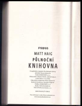Matt Haig: Půlnoční knihovna