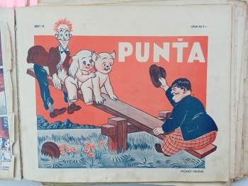Augustin Novák: Punťa KOMPLETNÍ ČÍSLA 15, 16, 17, 18, 19, 20, 21 + Puta 168 nahodiných stran