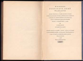 Jan Čep: Purpurová země