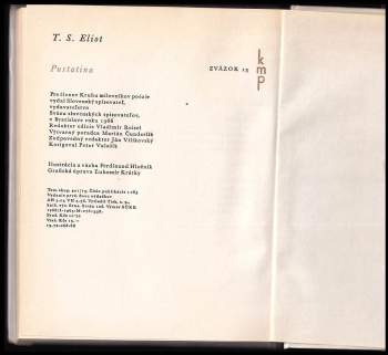 T. S Eliot: Pustatina