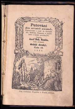Josef Bohuslav Bumba: Putování do svaté země