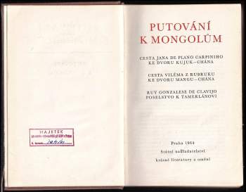 Ruy Gonzáles de Clavijo: Putování k Mongolům