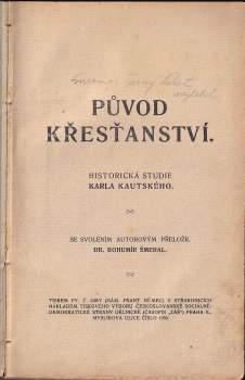 Karl Kautsky: Původ křesťanství