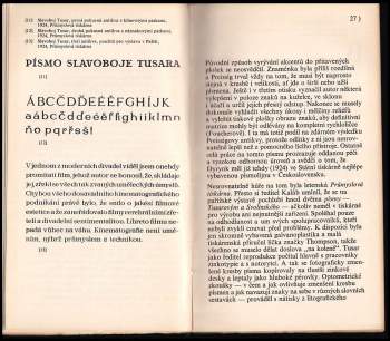 Antonín Rambousek: Původní československá typografická písma