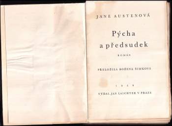 Jane Austen: Pýcha a předsudek