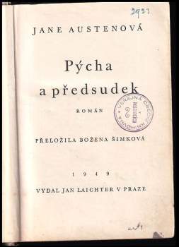 Jane Austen: Pýcha a předsudek