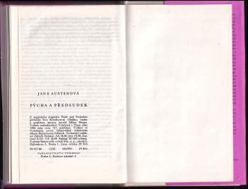 Jane Austen: Pýcha a předsudek