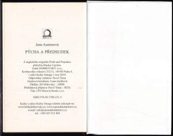 Jane Austen: Pýcha a předsudek