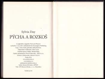 Sylvia Day: Pýcha a rozkoš