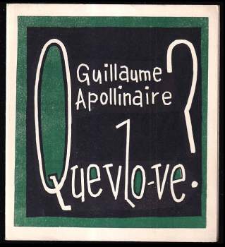 Guillaume Apollinaire: Que vlo-ve?
