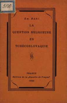 La question religieuse en Tchécoslovaqui