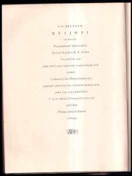 Vratislav Hugo Brunner: Quijoti