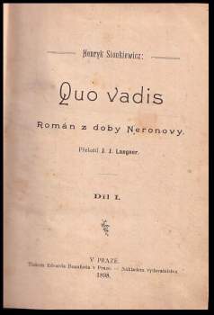 Henryk Sienkiewicz: Quo vadis