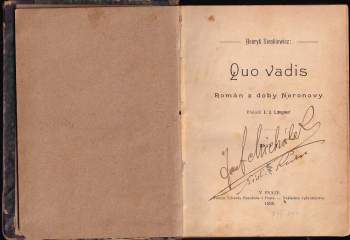Henryk Sienkiewicz: Quo vadis