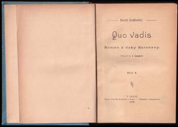 Henryk Sienkiewicz: Quo vadis