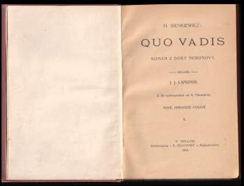 Henryk Sienkiewicz: Quo vadis?