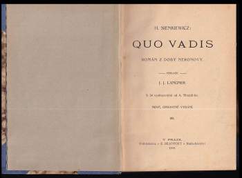 Henryk Sienkiewicz: Quo vadis