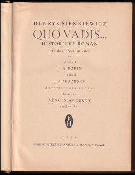 Henryk Sienkiewicz: Quo vadis