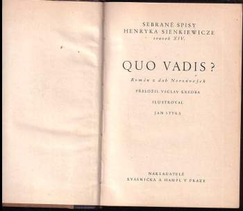 Henryk Sienkiewicz: Quo vadis?