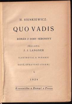 Henryk Sienkiewicz: Quo vadis