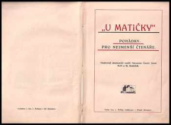 Stanislav Hudeček: "U matičky"