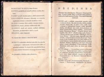 Karel Čapek: R. U. R