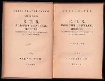 Karel Čapek: R.U.R