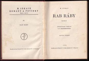 Mór Jókai: Rab Ráby