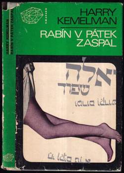 Rabín v pátek zaspal - Harry Kemelman (1969, Mladá fronta) - ID: 823011