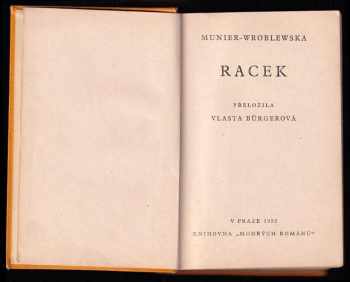 Mia Munier-Wroblewska: Racek