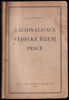 Racionalisace a vědecké řízení práce