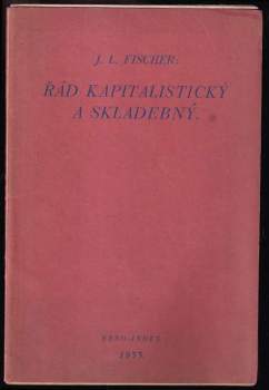 Řád kapitalistický a skladebný
