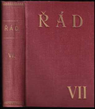Řád Ročník VII.  KOMPLET