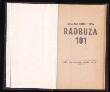 Milena Brůhová: Radbuza 101